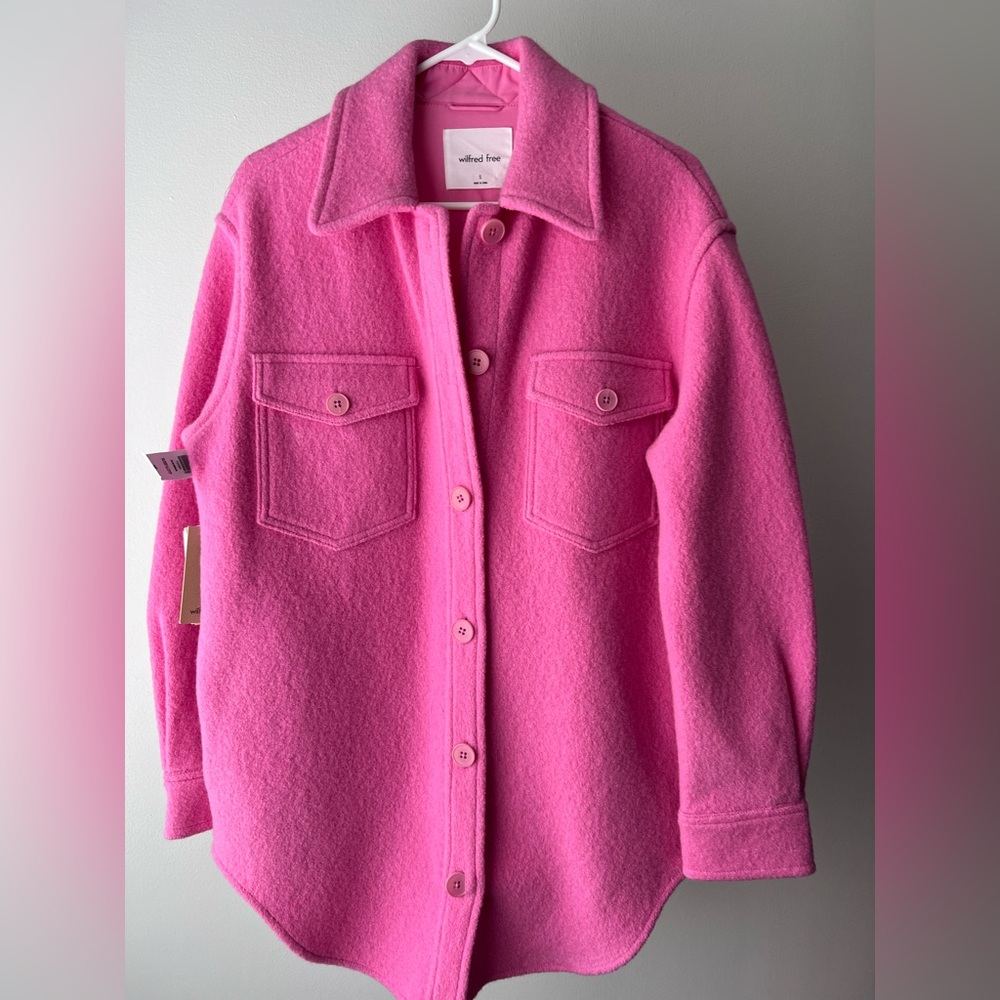 Wilfred Ganna Jacket Bubble Gum Pink Size: Small